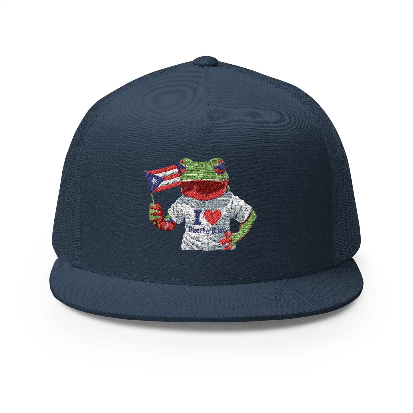 Embroidery Frog Trucker Cap | Fun Farm Style Hat | Unique Gift for Nature Lovers, Fashion Accessories, Casual Wear