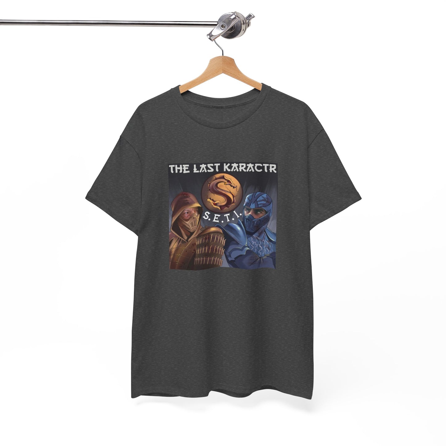 Retro Gaming Unisex Heavy Cotton Tee - The Last Karakctr S.E.T.I.