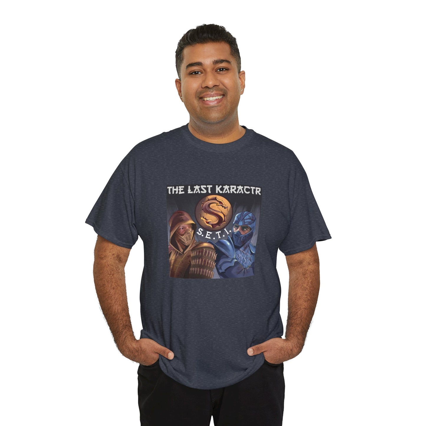 Retro Gaming Unisex Heavy Cotton Tee - The Last Karakctr S.E.T.I.