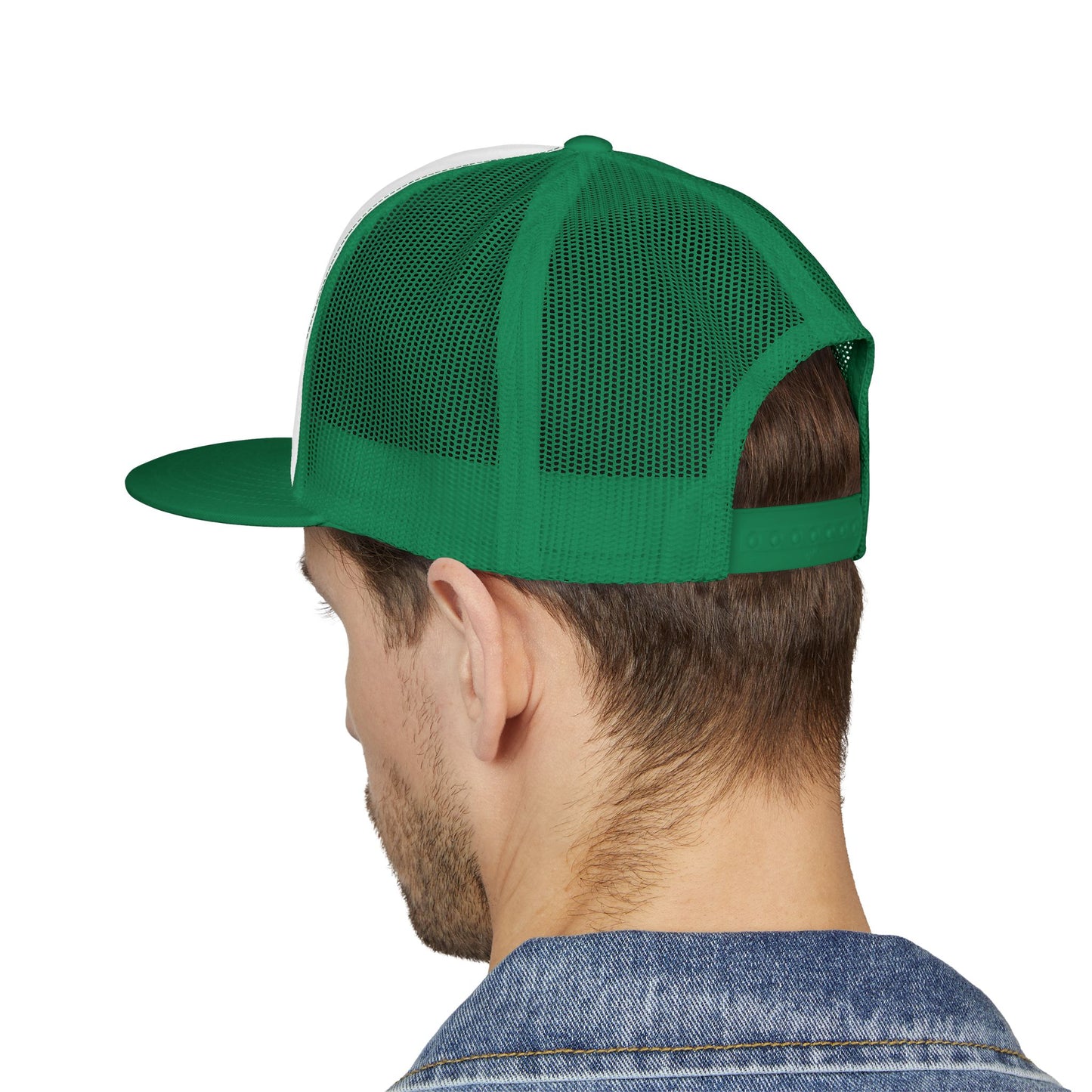 Trendy 5 Panel Trucker Cap - 'Throw Your Hands' Design, Perfect for Festivals, Casual Outings, Unisex Gift, Summer Style