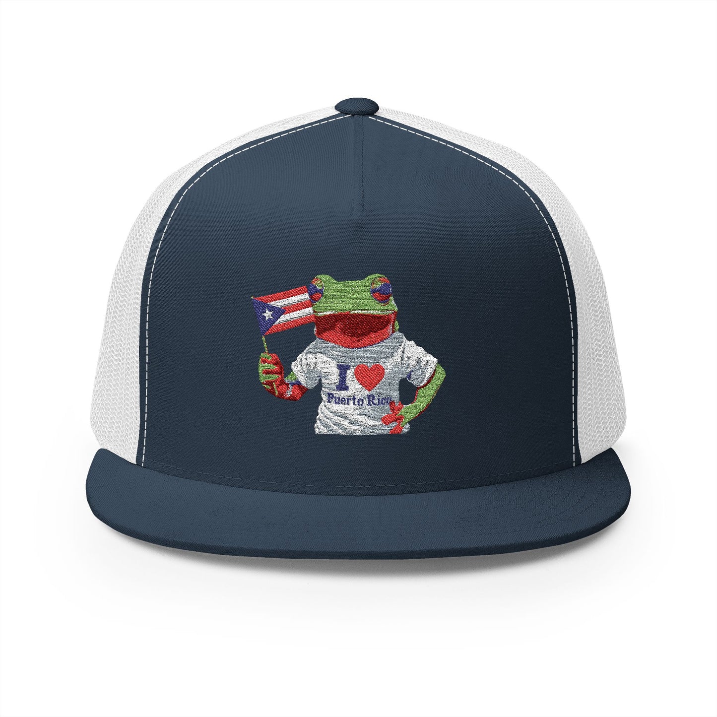Embroidery Frog Trucker Cap | Fun Farm Style Hat | Unique Gift for Nature Lovers, Fashion Accessories, Casual Wear