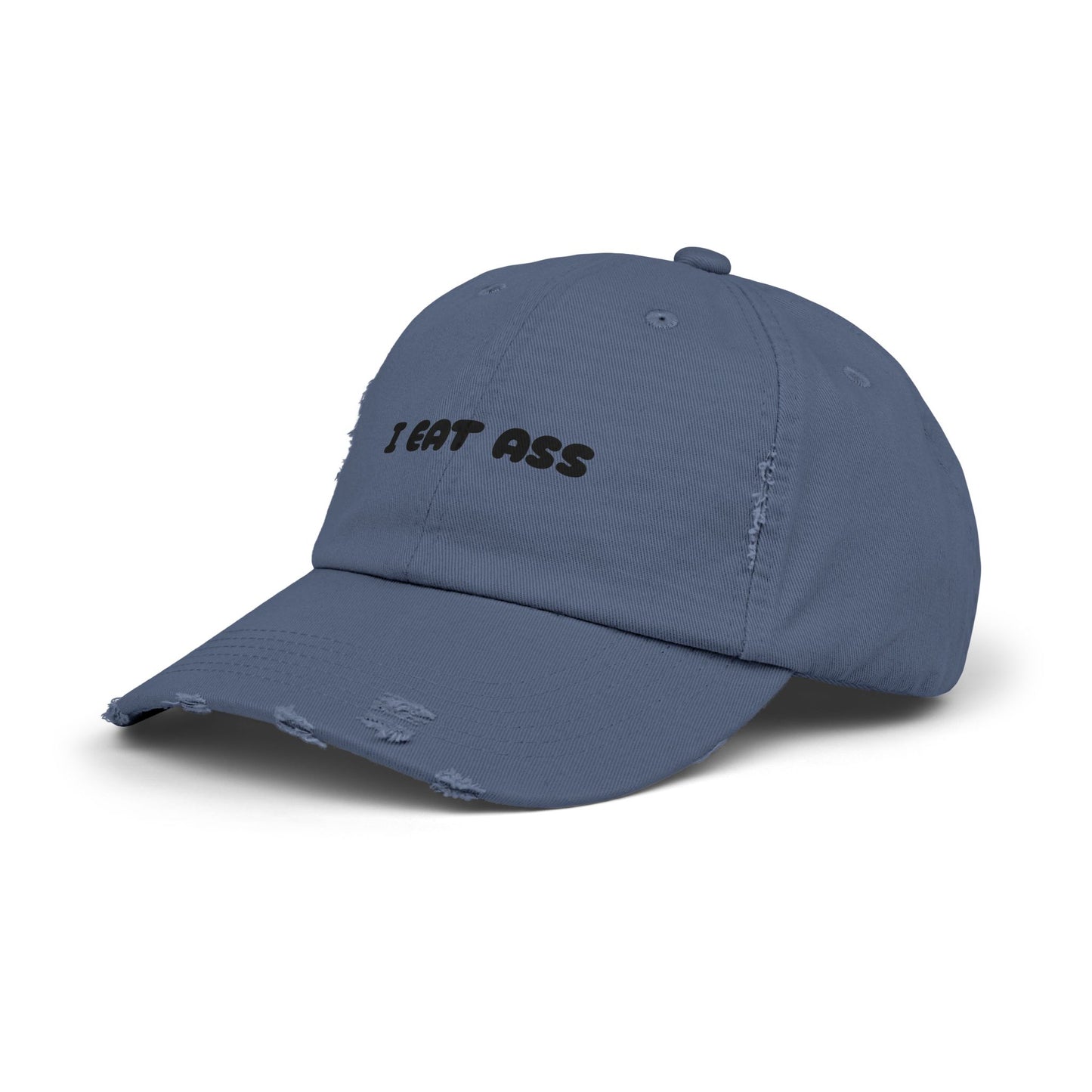 Playful Distressed Cap for Casual Vibes, Gift for Friends, Fun Fashion Accessory, Unisex Hat for Festivals, Quirky Apparel