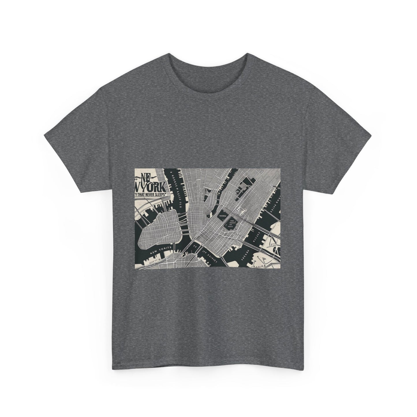 Urban Map Graphic Tee, Unisex Cotton Shirt, City Style Apparel, Unique Gift, Everyday Wear, Casual Fashion