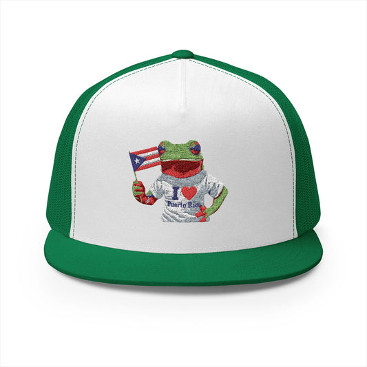 Embroidery Frog Trucker Cap | Fun Farm Style Hat | Unique Gift for Nature Lovers, Fashion Accessories, Casual Wear