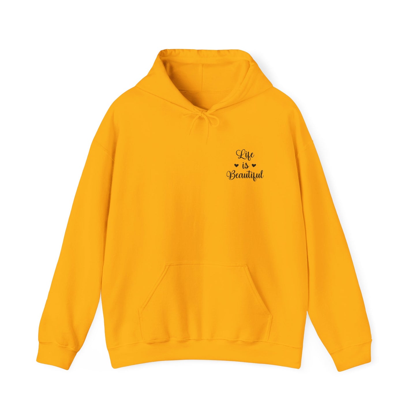 Embroidery Life is Beautiful Unisex Heavy Blend Hoodie