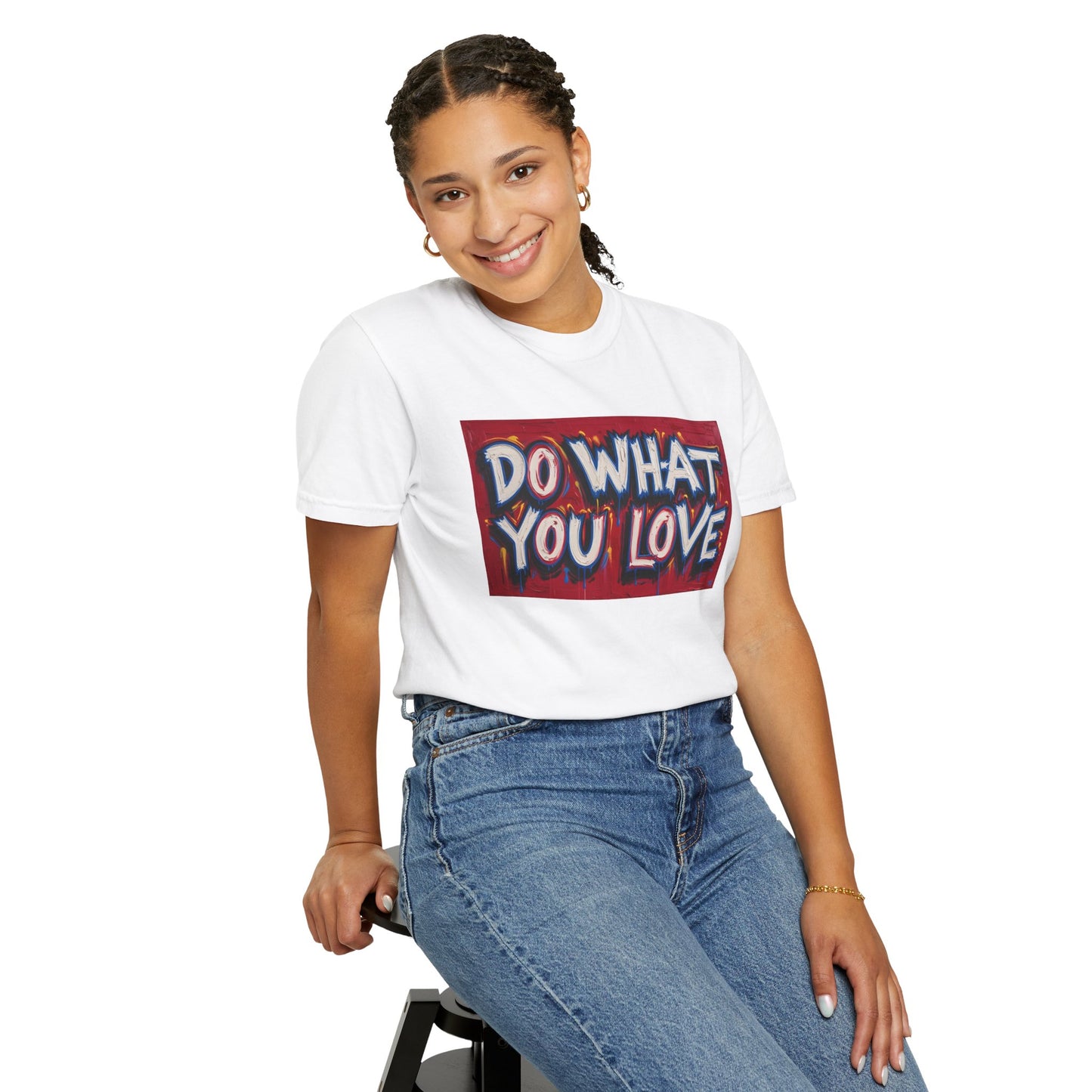 Do What You Love Tee - Unisex Garment-Dyed T-shirt for Creative Souls, Casual Wear, Motivational Gift, Everyday Comfort, Inspiring Style