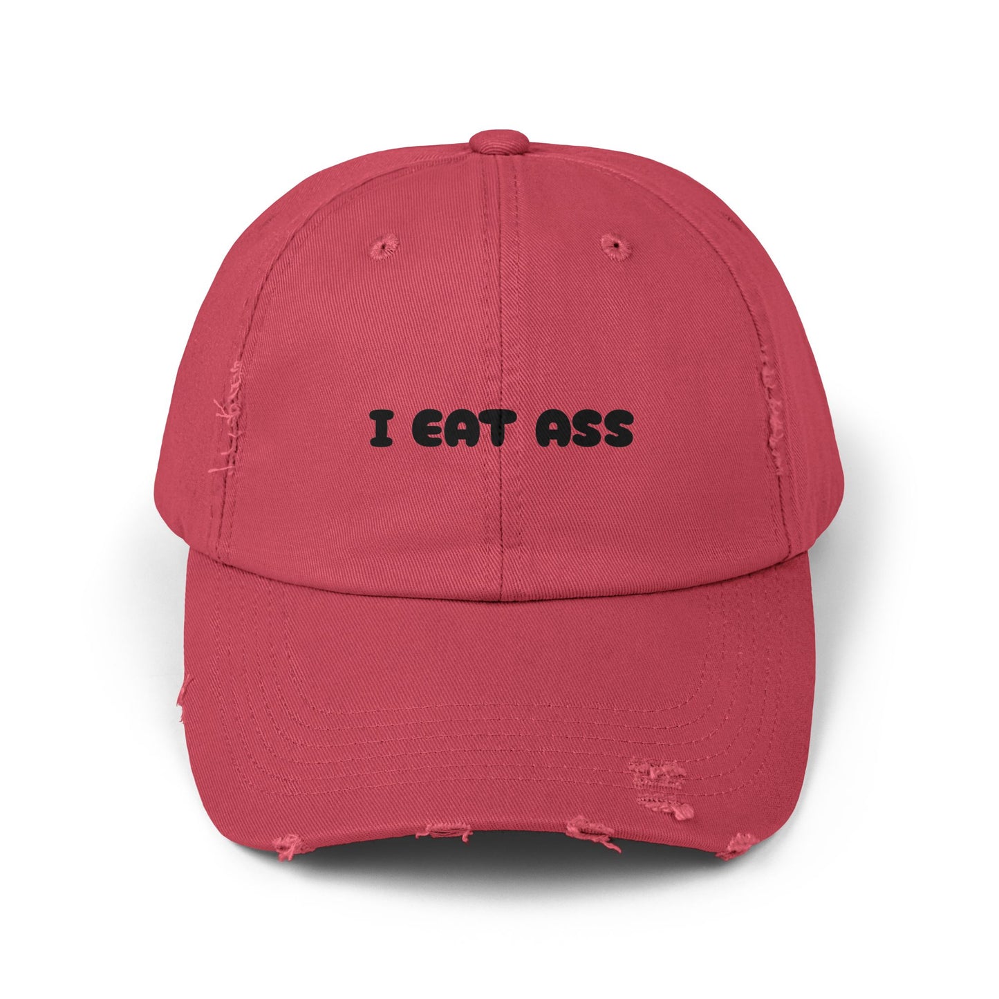 Playful Distressed Cap for Casual Vibes, Gift for Friends, Fun Fashion Accessory, Unisex Hat for Festivals, Quirky Apparel