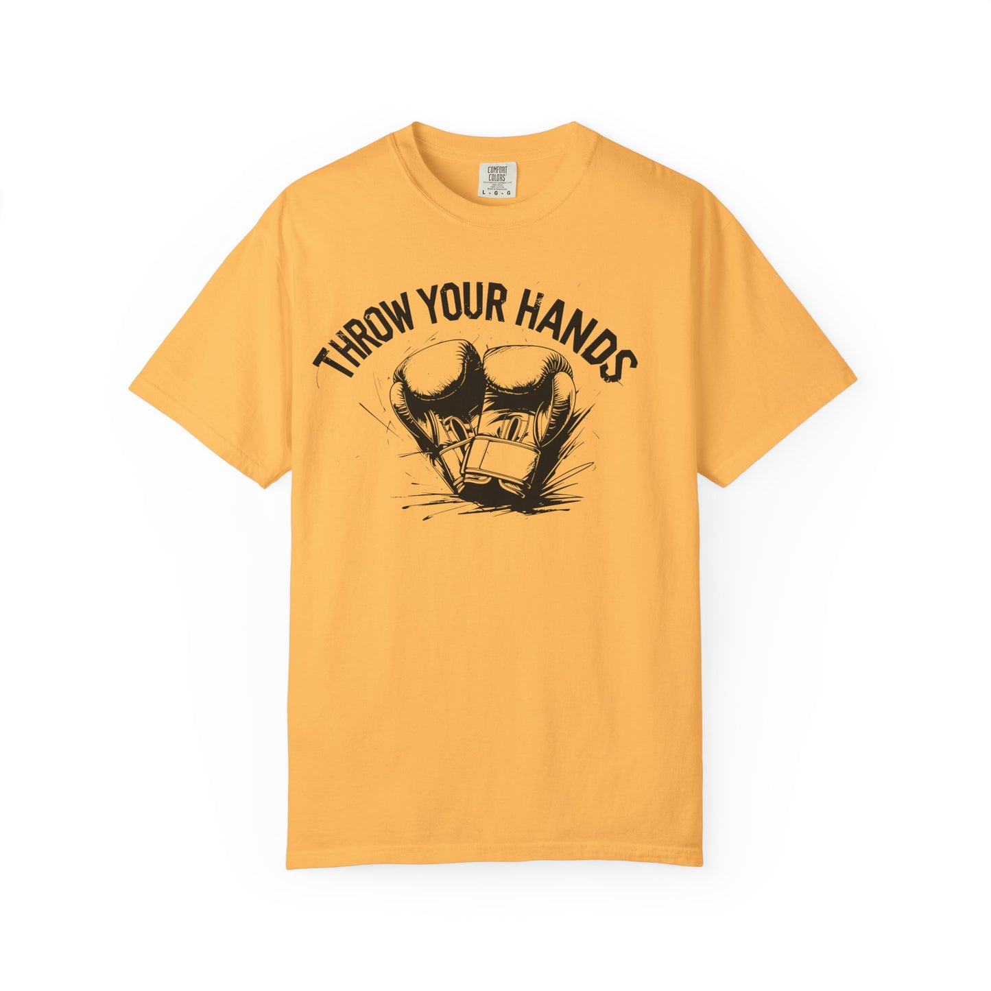 Boxing Motivational T-Shirt, Throw Your Hands Tee, Fitness Apparel, Workout Shirt, Unisex Gym Wear, Sports Gift