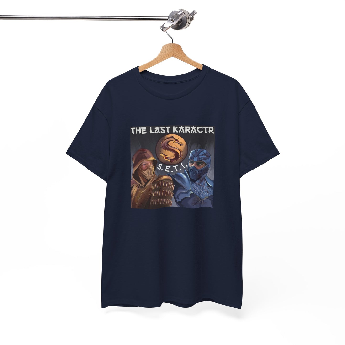 Retro Gaming Unisex Heavy Cotton Tee - The Last Karakctr S.E.T.I.