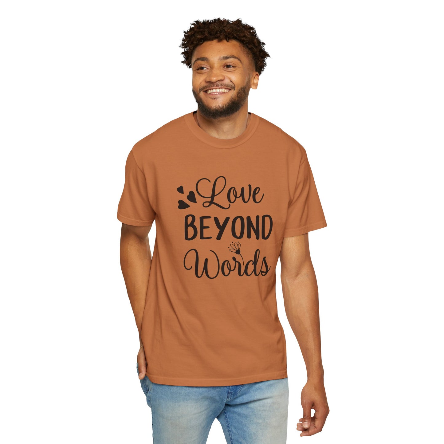Love Beyond Words T-Shirt, Unisex Casual Tee, Cute Gift for Him/Her, Anniversary, Valentine's Day, Everyday Wear, Customizable