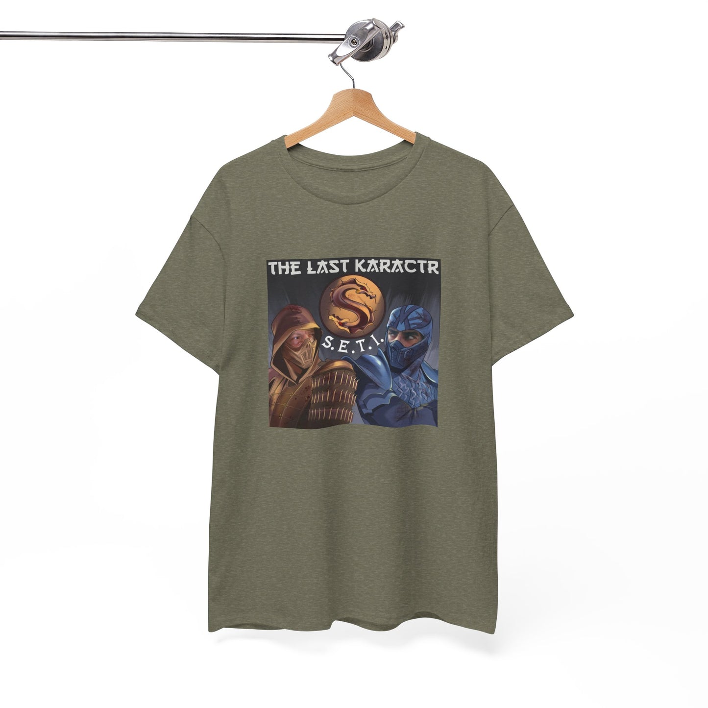 Retro Gaming Unisex Heavy Cotton Tee - The Last Karakctr S.E.T.I.