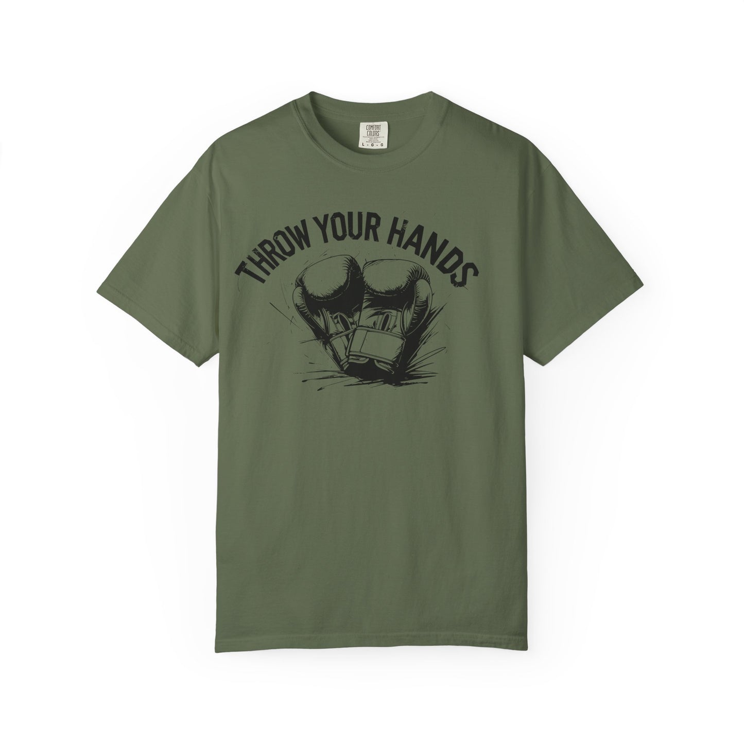 Boxing Motivational T-Shirt, Throw Your Hands Tee, Fitness Apparel, Workout Shirt, Unisex Gym Wear, Sports Gift