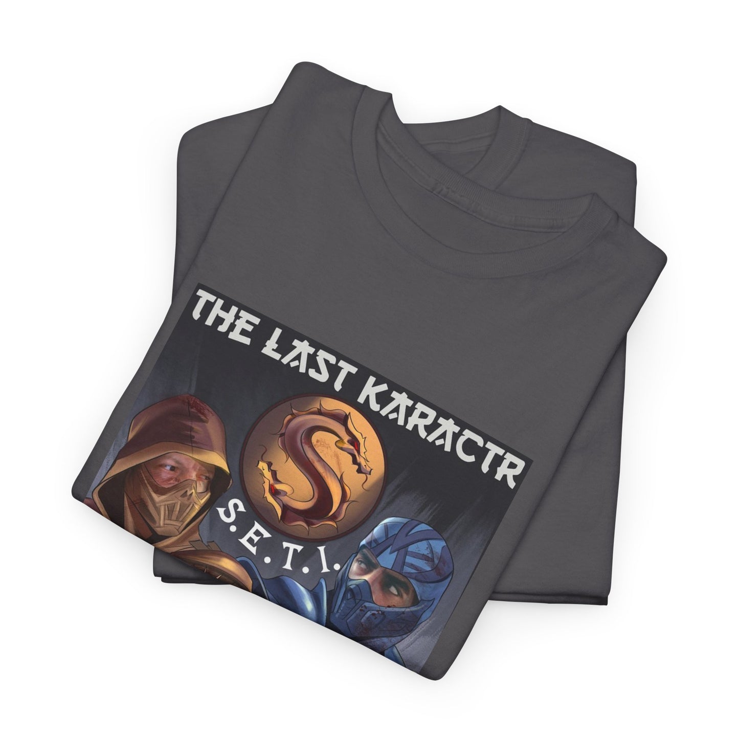 Retro Gaming Unisex Heavy Cotton Tee - The Last Karakctr S.E.T.I.
