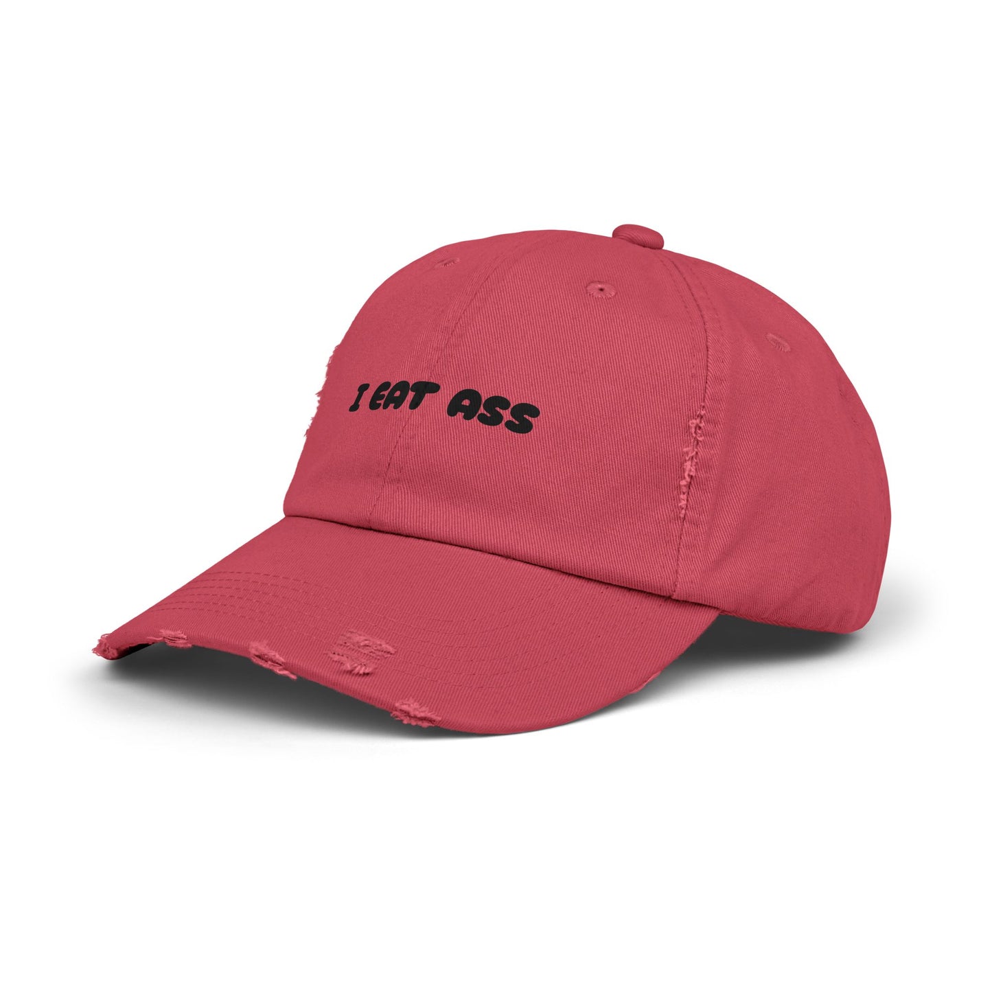 Playful Distressed Cap for Casual Vibes, Gift for Friends, Fun Fashion Accessory, Unisex Hat for Festivals, Quirky Apparel