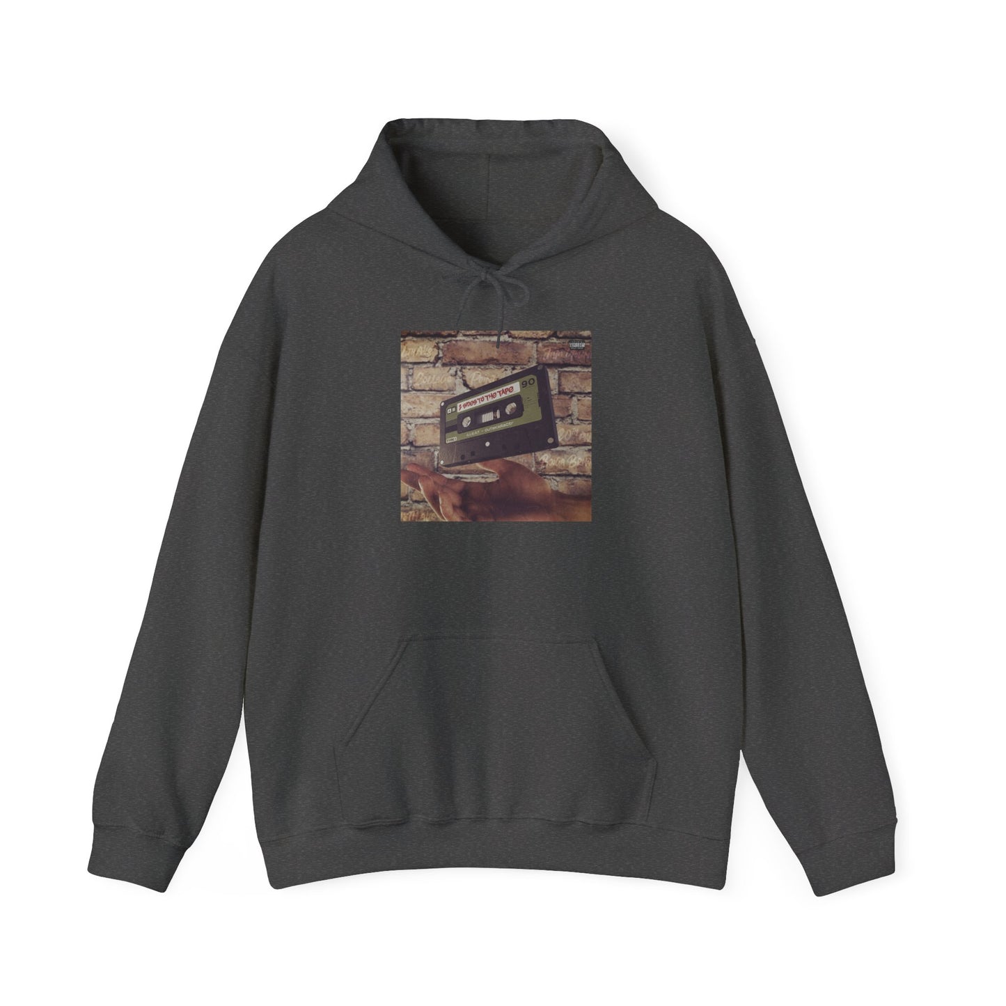 Retro Music Hoodie -INSPIRED BY THE 2 SIDES TO THE TAPE ALBUM - Unisex Heavy Blend™ Sweatshirt with Cassette Design