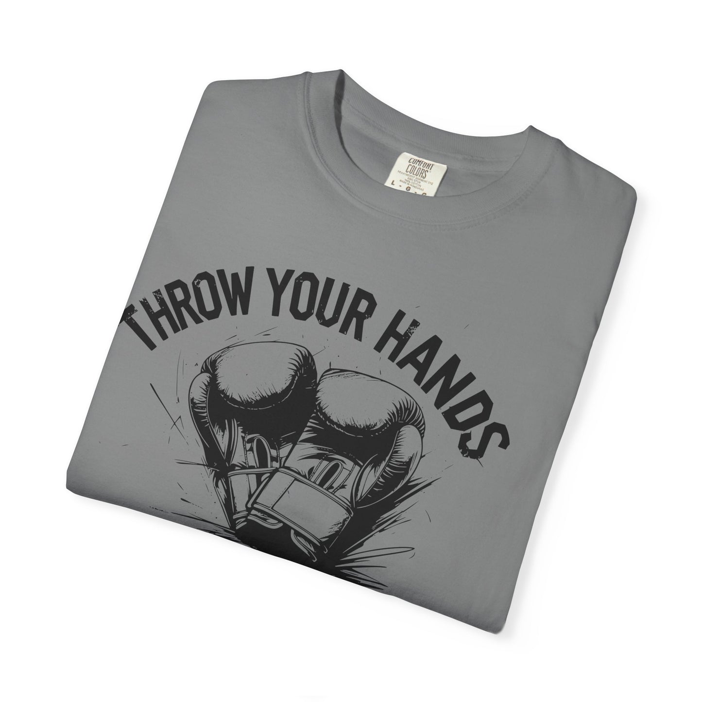 Boxing Motivational T-Shirt, Throw Your Hands Tee, Fitness Apparel, Workout Shirt, Unisex Gym Wear, Sports Gift