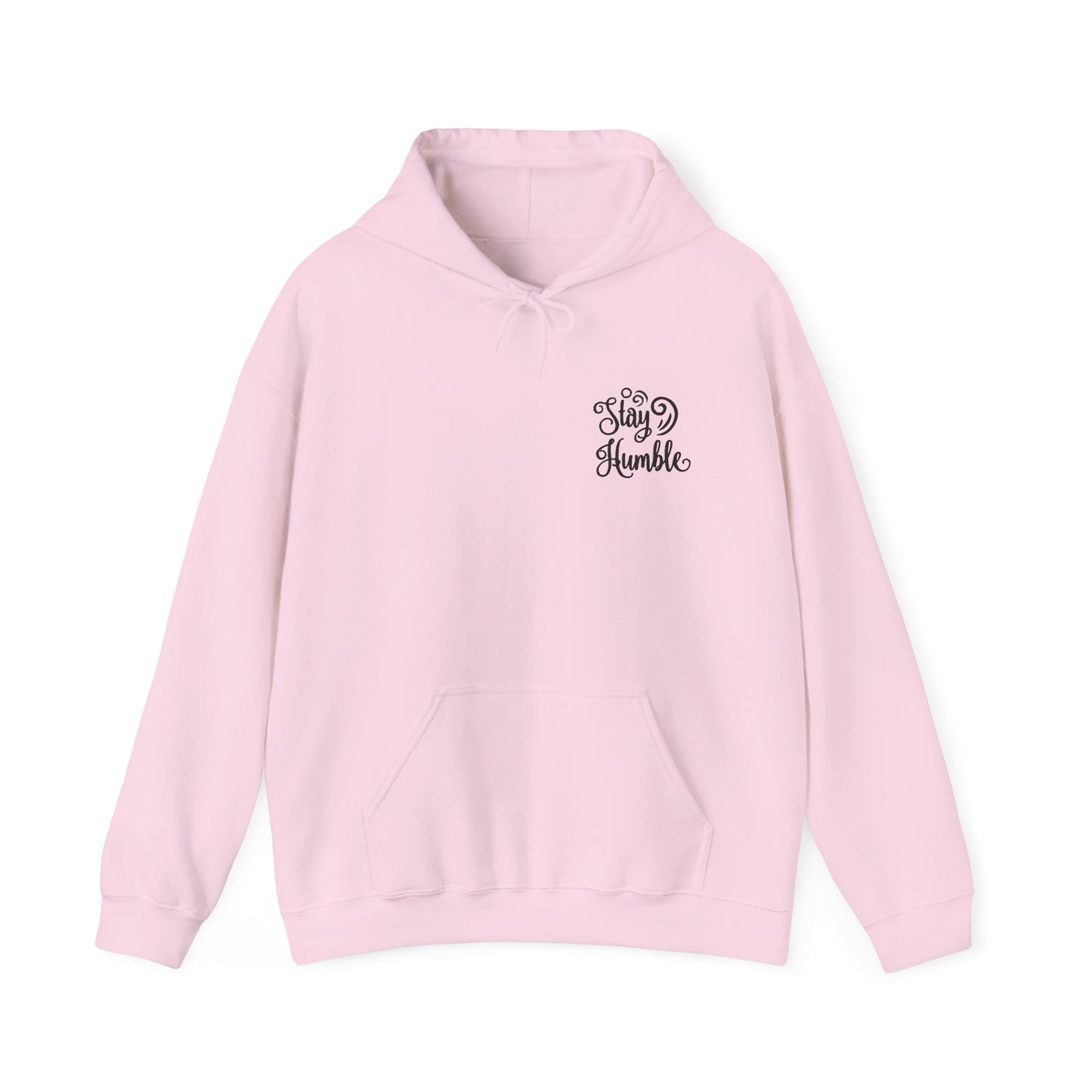Embroidery Stay Humble Unisex Hoodie - Cozy Heavy Blend Sweatshirt for Everyday Wear