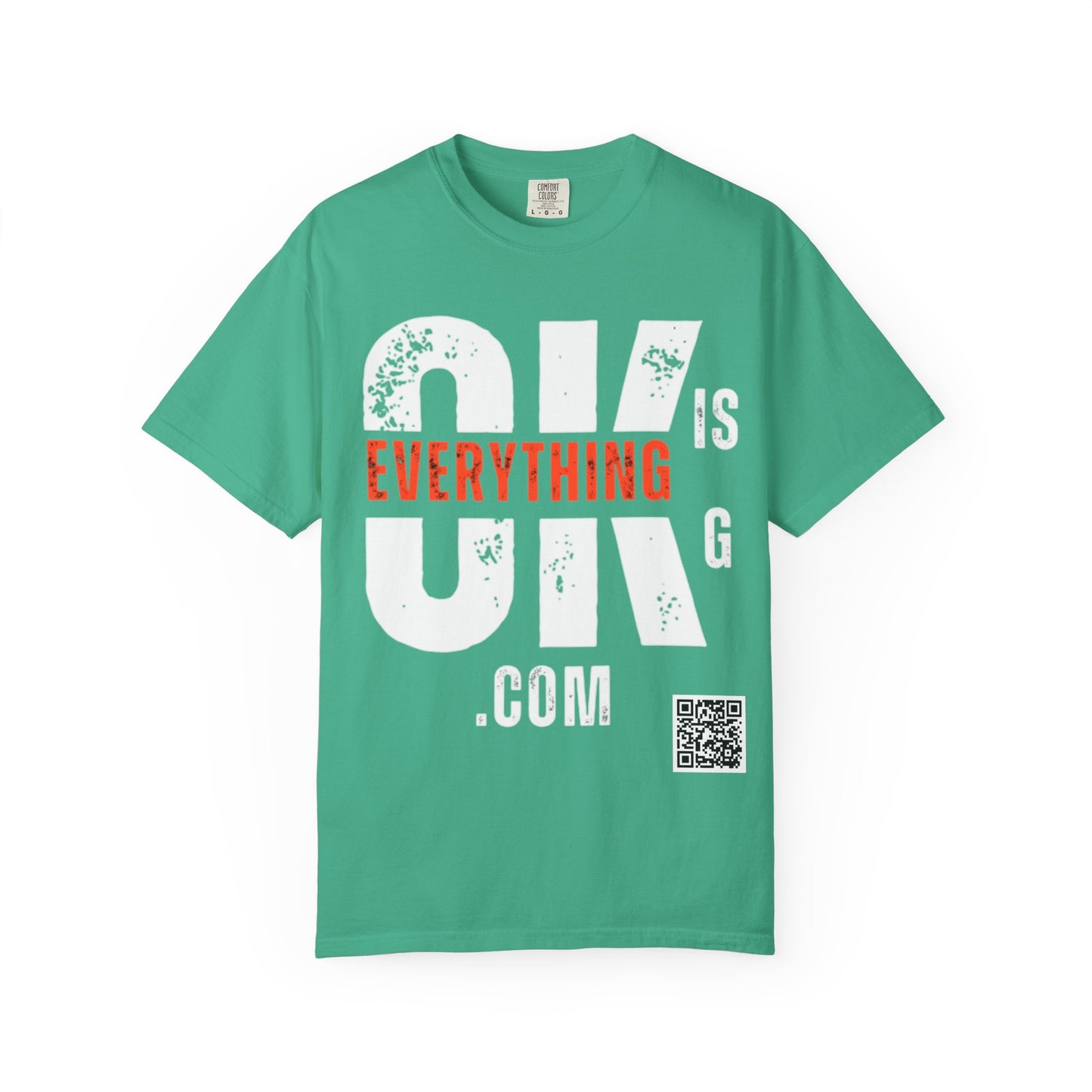 Everything Is G O.K Unisex Garment-Dyed T-Shirt, Comfy Casual Tee, Streetwear Style, Everyday Wear, Gift for Friends, Unique Graphic Shirt