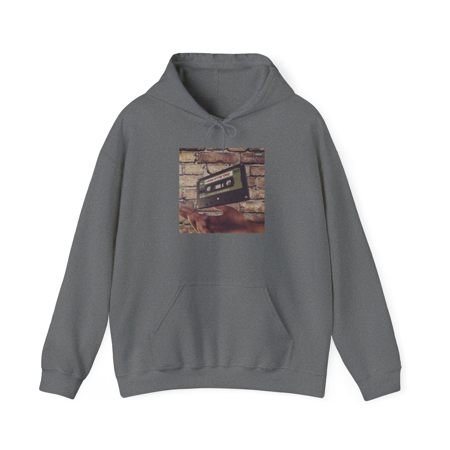 Retro Music Hoodie -INSPIRED BY THE 2 SIDES TO THE TAPE ALBUM - Unisex Heavy Blend™ Sweatshirt with Cassette Design