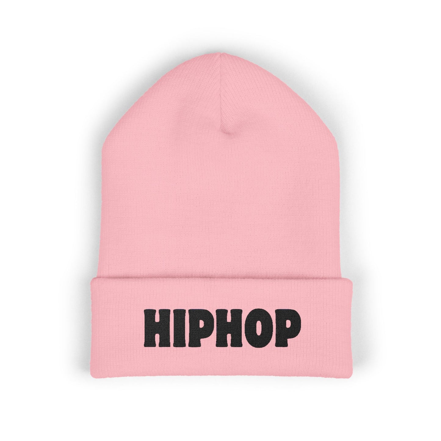 Hip-Hop Classic Cuffed Beanie, Winter Hat, Embroidered Beanie, Streetwear Accessory, Cool Gift for Music Lovers