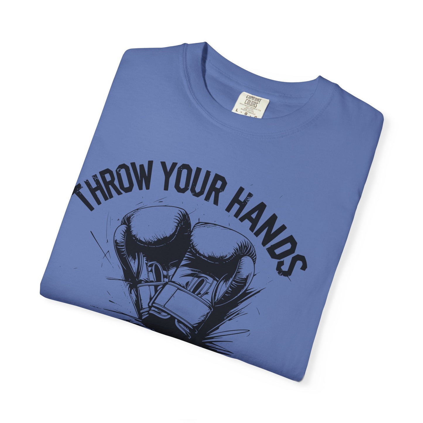 Boxing Motivational T-Shirt, Throw Your Hands Tee, Fitness Apparel, Workout Shirt, Unisex Gym Wear, Sports Gift