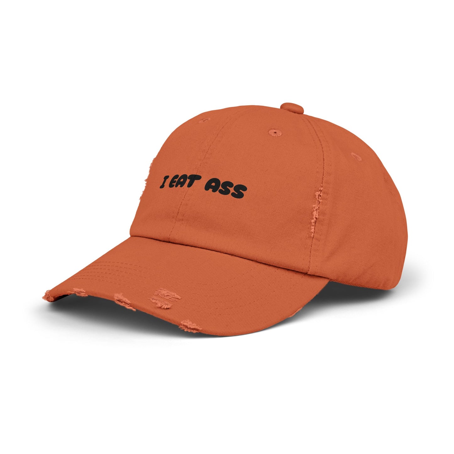 Playful Distressed Cap for Casual Vibes, Gift for Friends, Fun Fashion Accessory, Unisex Hat for Festivals, Quirky Apparel