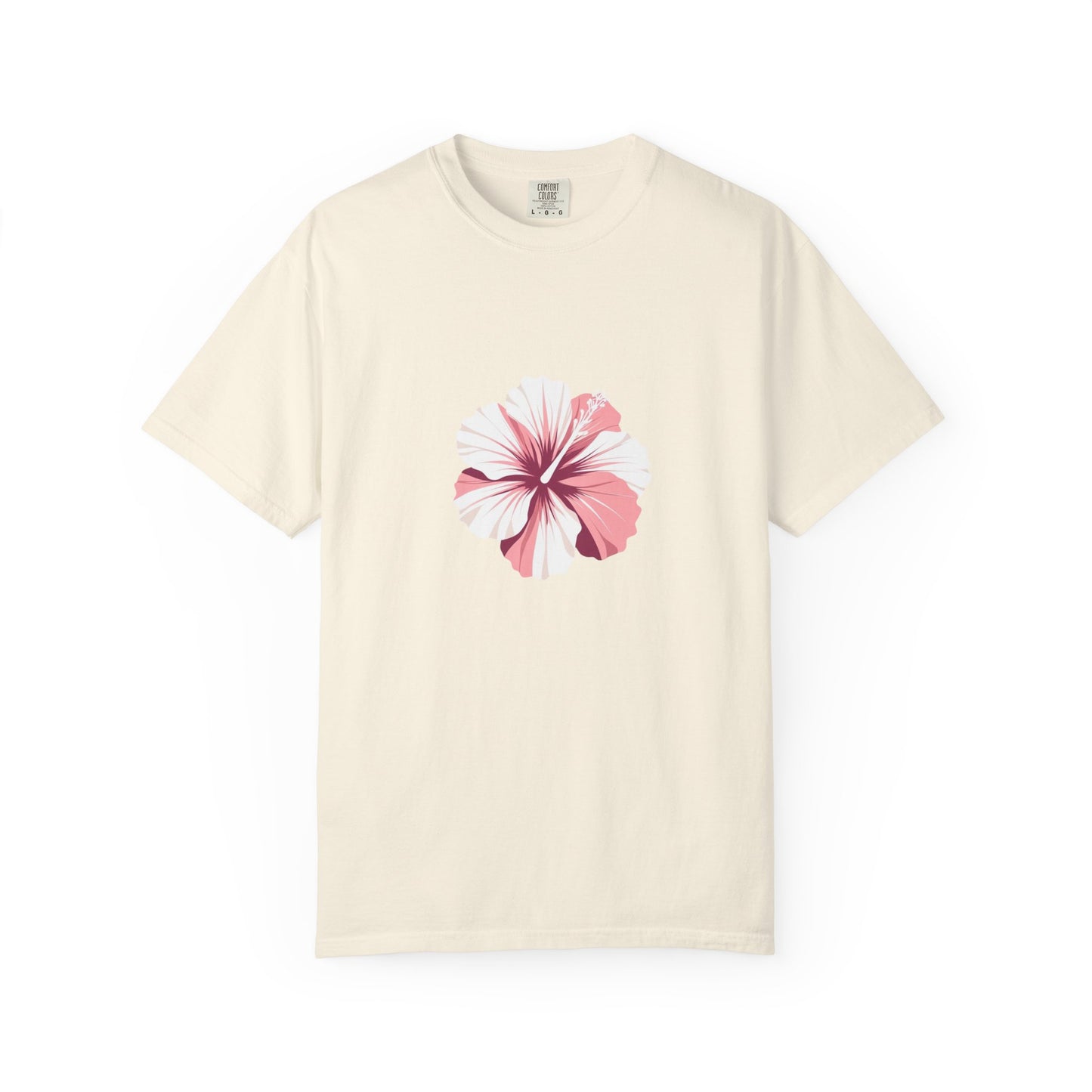 Floral Summer Vibes T-Shirt - Casual Tee, Relaxed Fit, Gift for Mom, Vacation Outfit, Beachwear