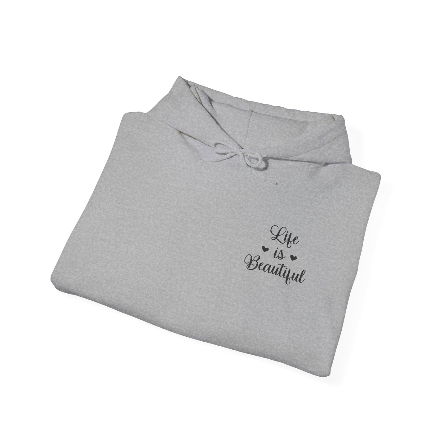 Embroidery Life is Beautiful Unisex Heavy Blend Hoodie