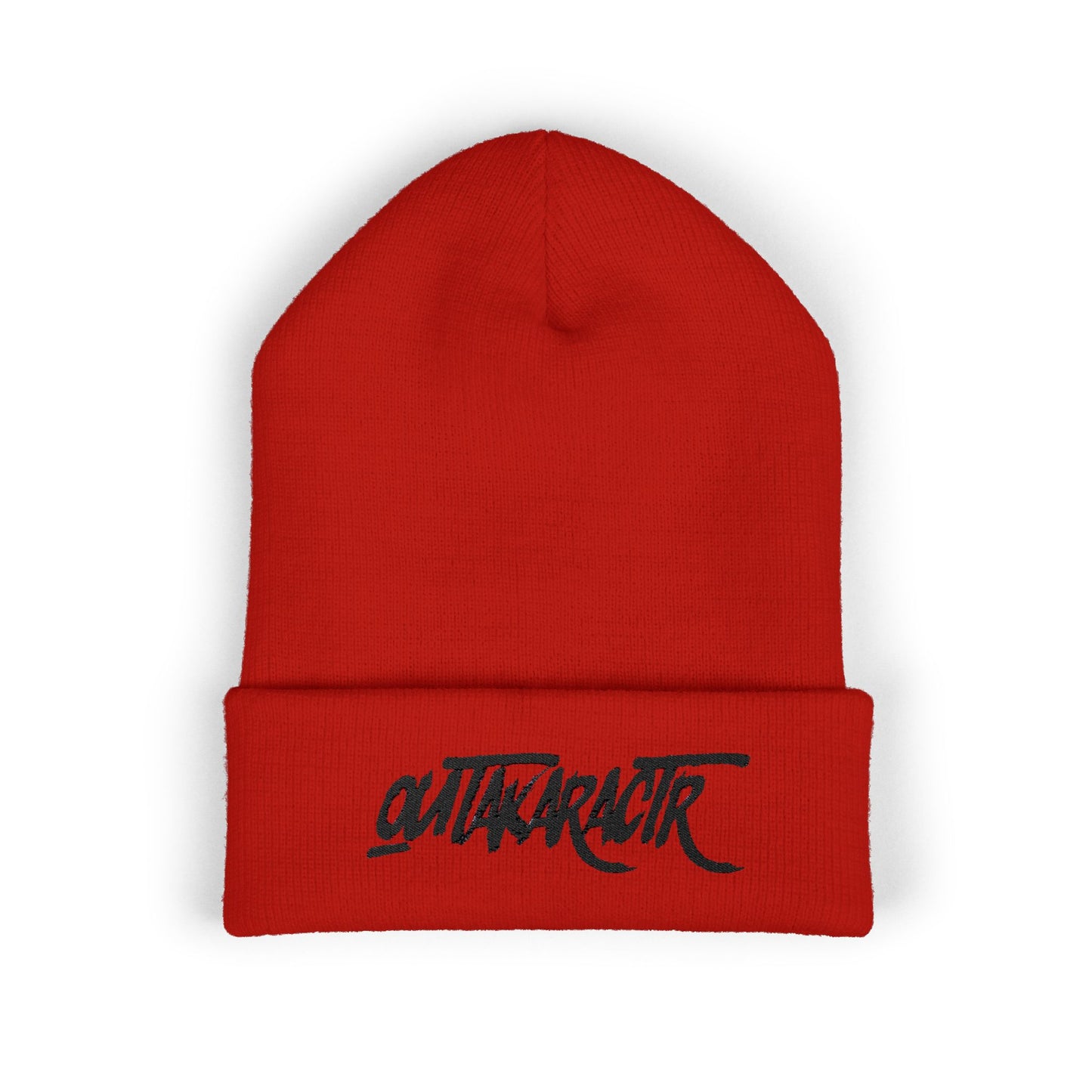 Stylish Cuffed Beanie with Custom Embroidery, Trendy Winter Accessory, Perfect for Gifts, Casual Streetwear, Fashionable Headwear