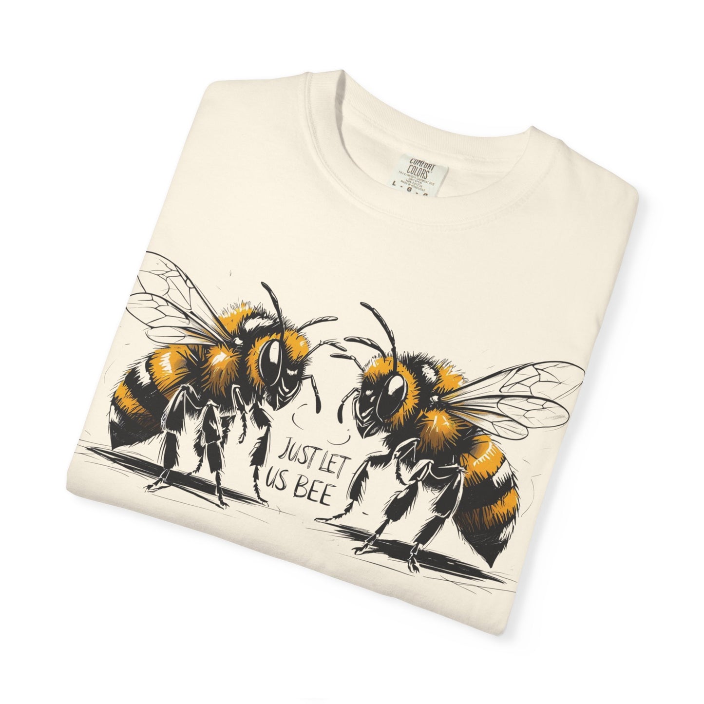 Cute Bee Graphic T-Shirt, Unisex Bee Tee, Funny Insect Shirt, Nature Lover Gift, Eco-Friendly Apparel