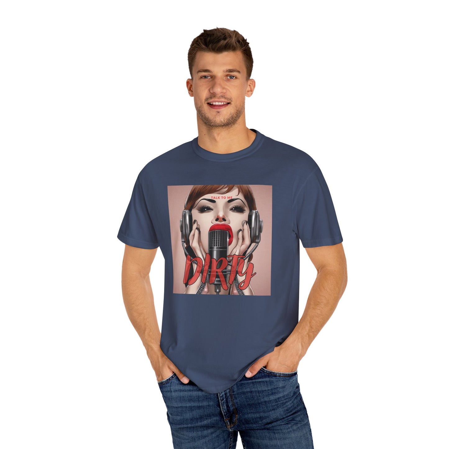 Unisex Graphic Tee - Vintage-inspired 'Dirty' Design, Trendy Fashion, Music Lover Gift, Everyday Wear, Casual Statement Shirt