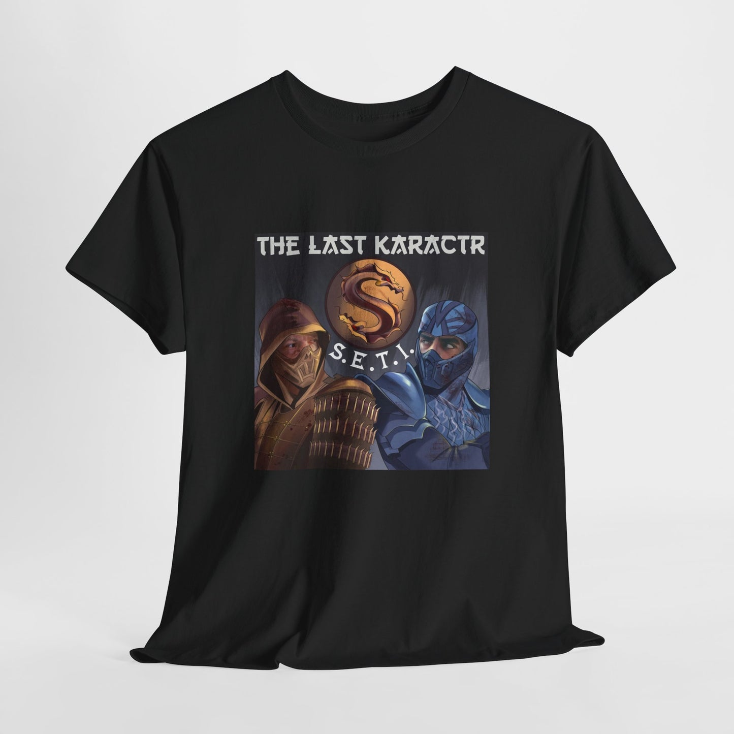 Retro Gaming Unisex Heavy Cotton Tee - The Last Karakctr S.E.T.I.