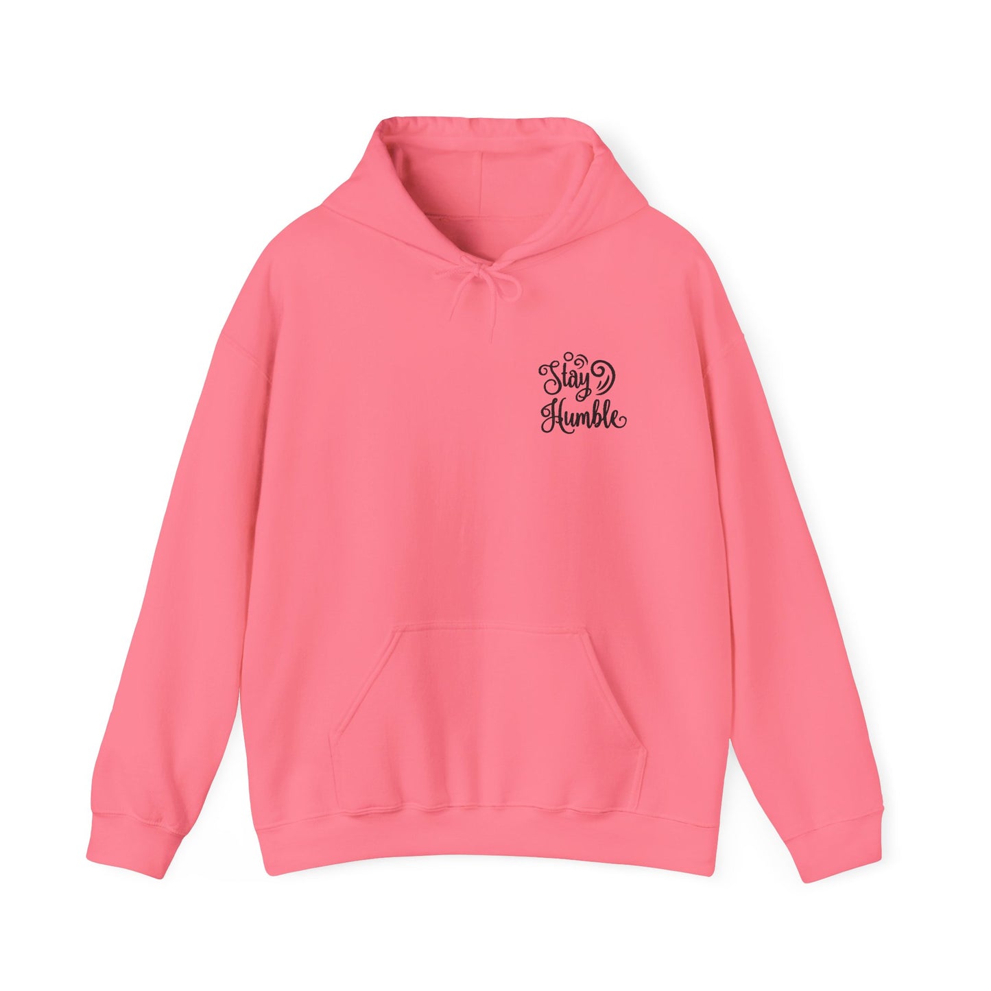 Embroidery Stay Humble Unisex Hoodie - Cozy Heavy Blend Sweatshirt for Everyday Wear