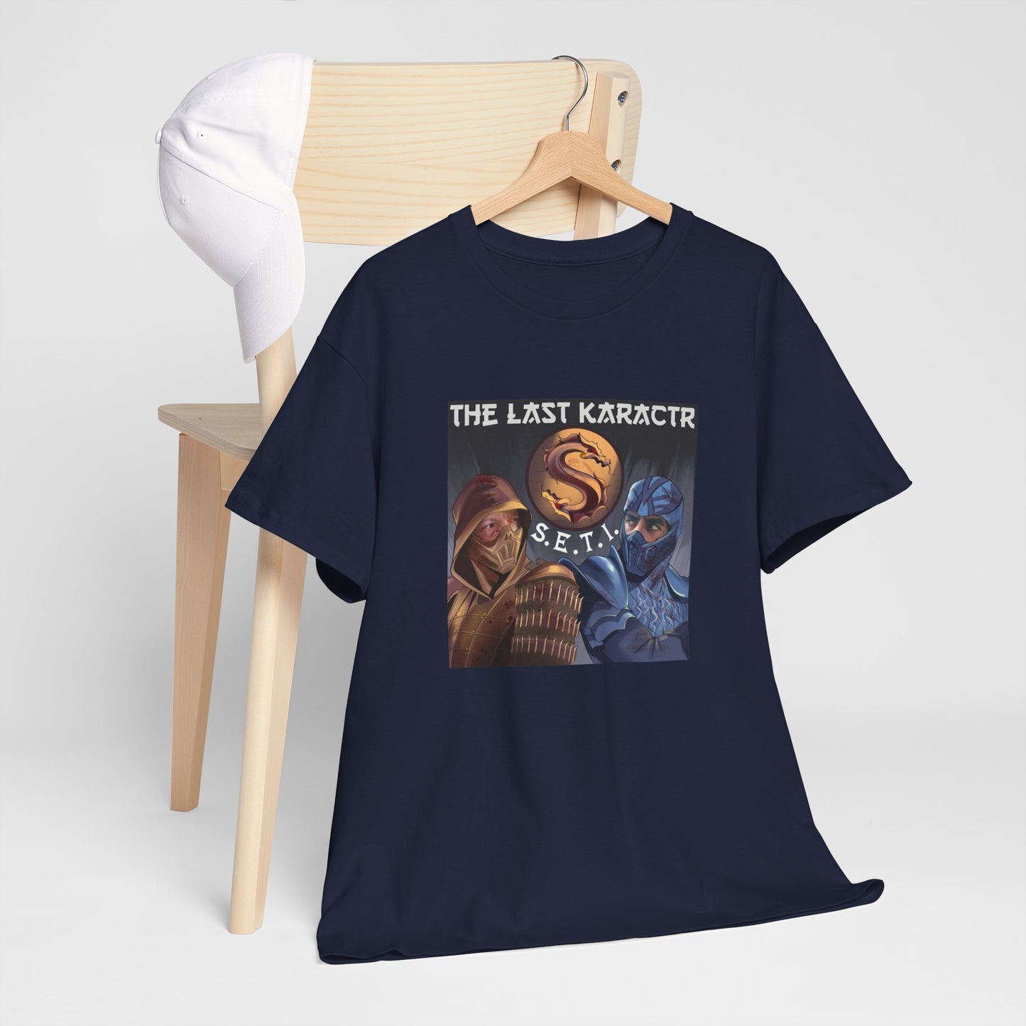 Retro Gaming Unisex Heavy Cotton Tee - The Last Karakctr S.E.T.I.