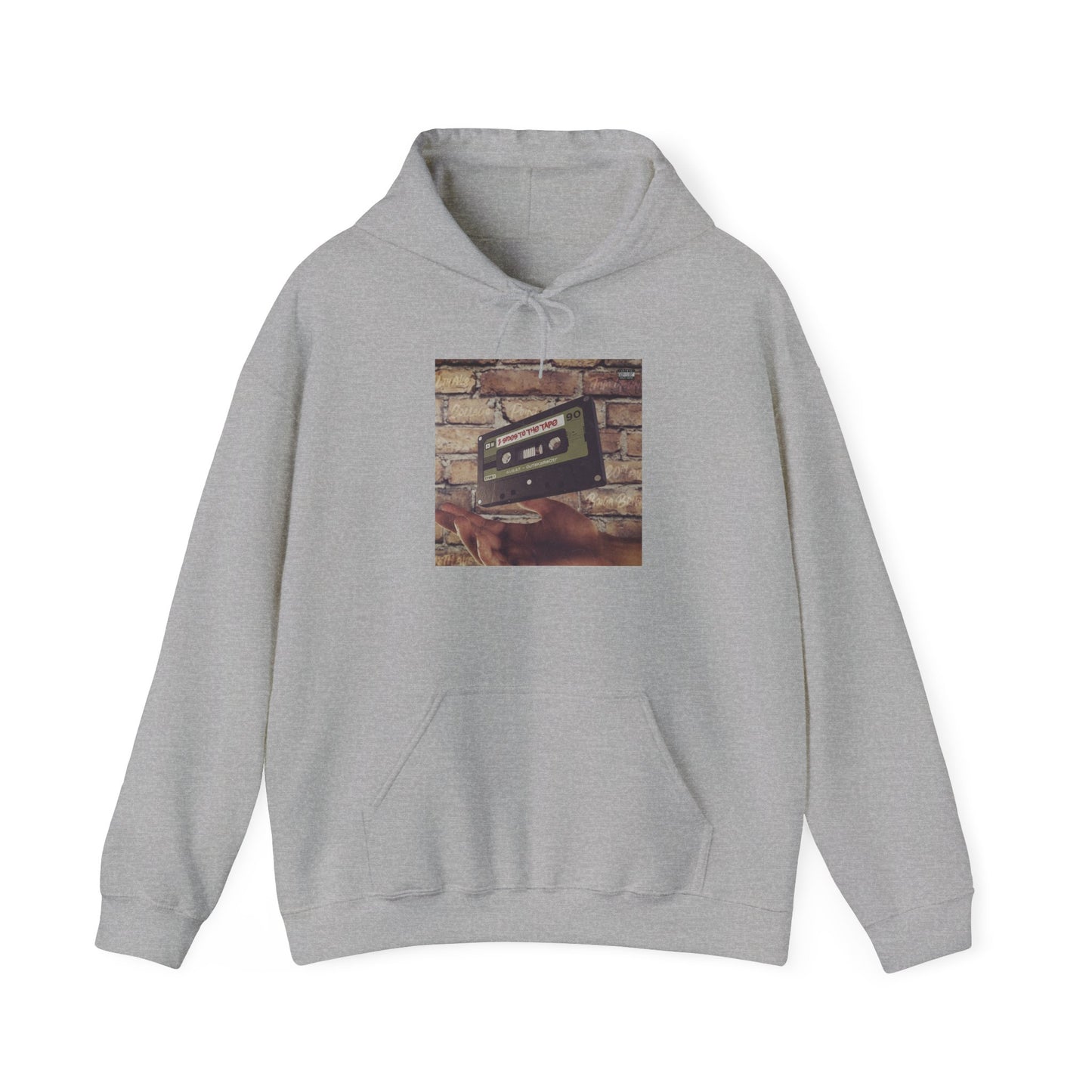 Retro Music Hoodie -INSPIRED BY THE 2 SIDES TO THE TAPE ALBUM - Unisex Heavy Blend™ Sweatshirt with Cassette Design