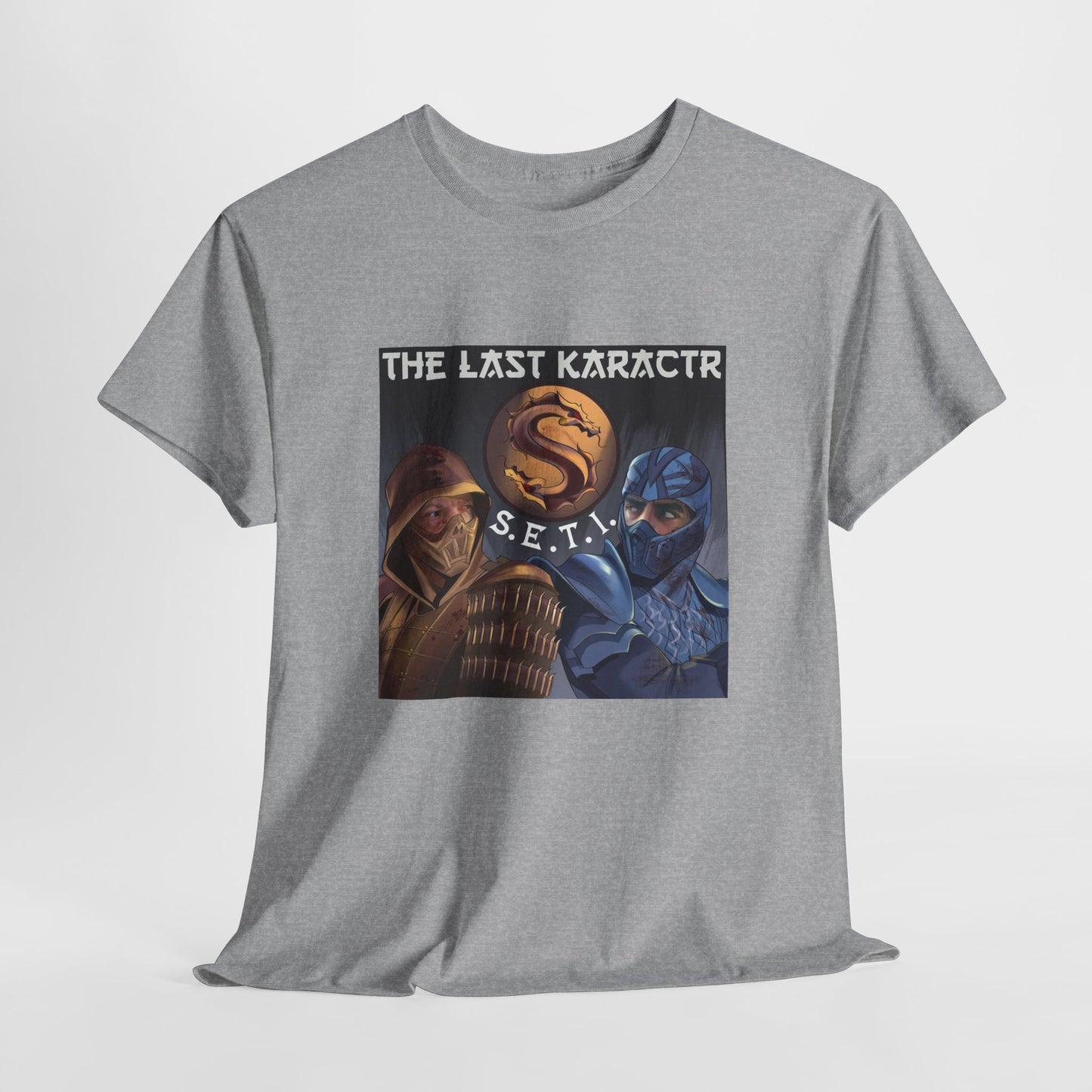 Retro Gaming Unisex Heavy Cotton Tee - The Last Karakctr S.E.T.I.