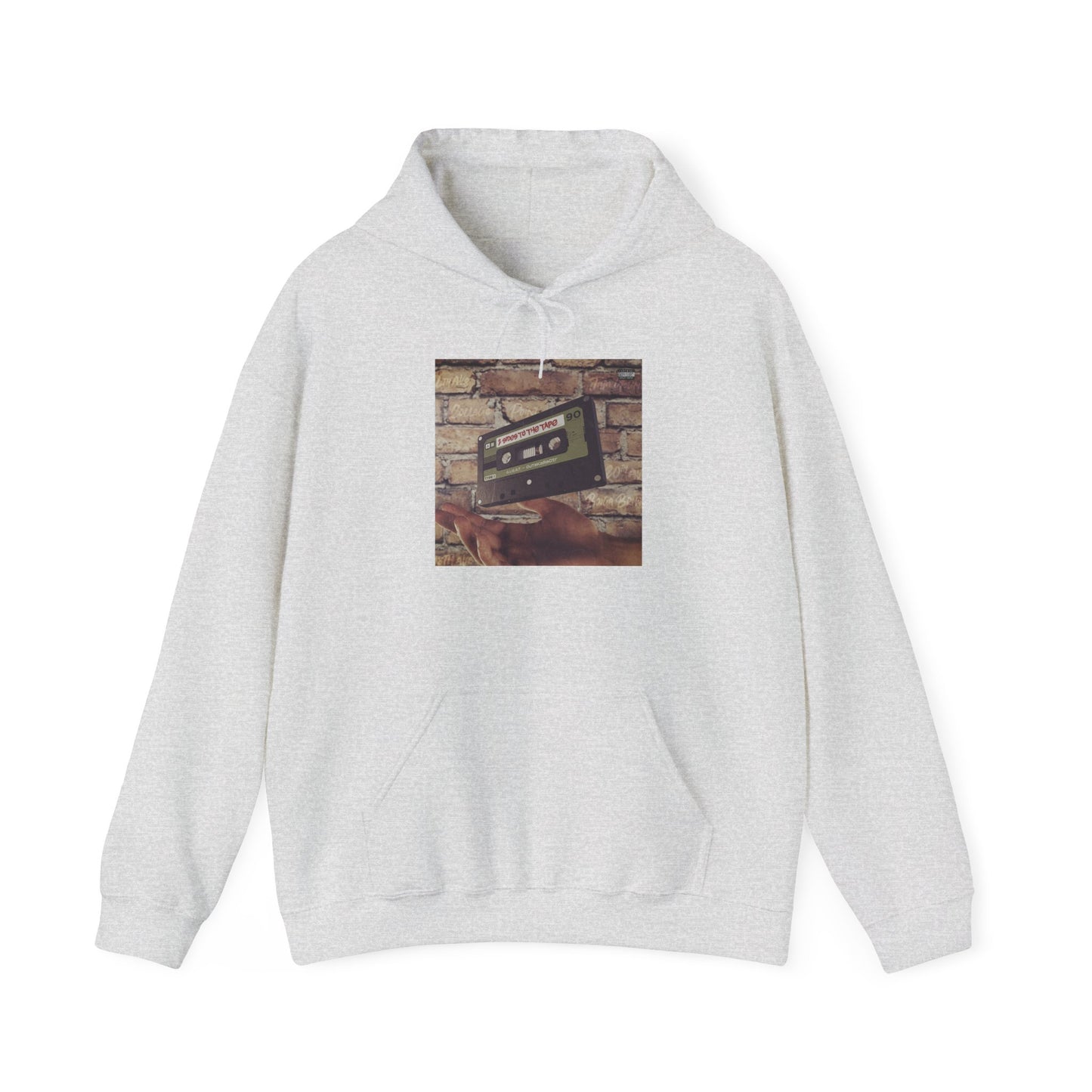 Retro Music Hoodie -INSPIRED BY THE 2 SIDES TO THE TAPE ALBUM - Unisex Heavy Blend™ Sweatshirt with Cassette Design