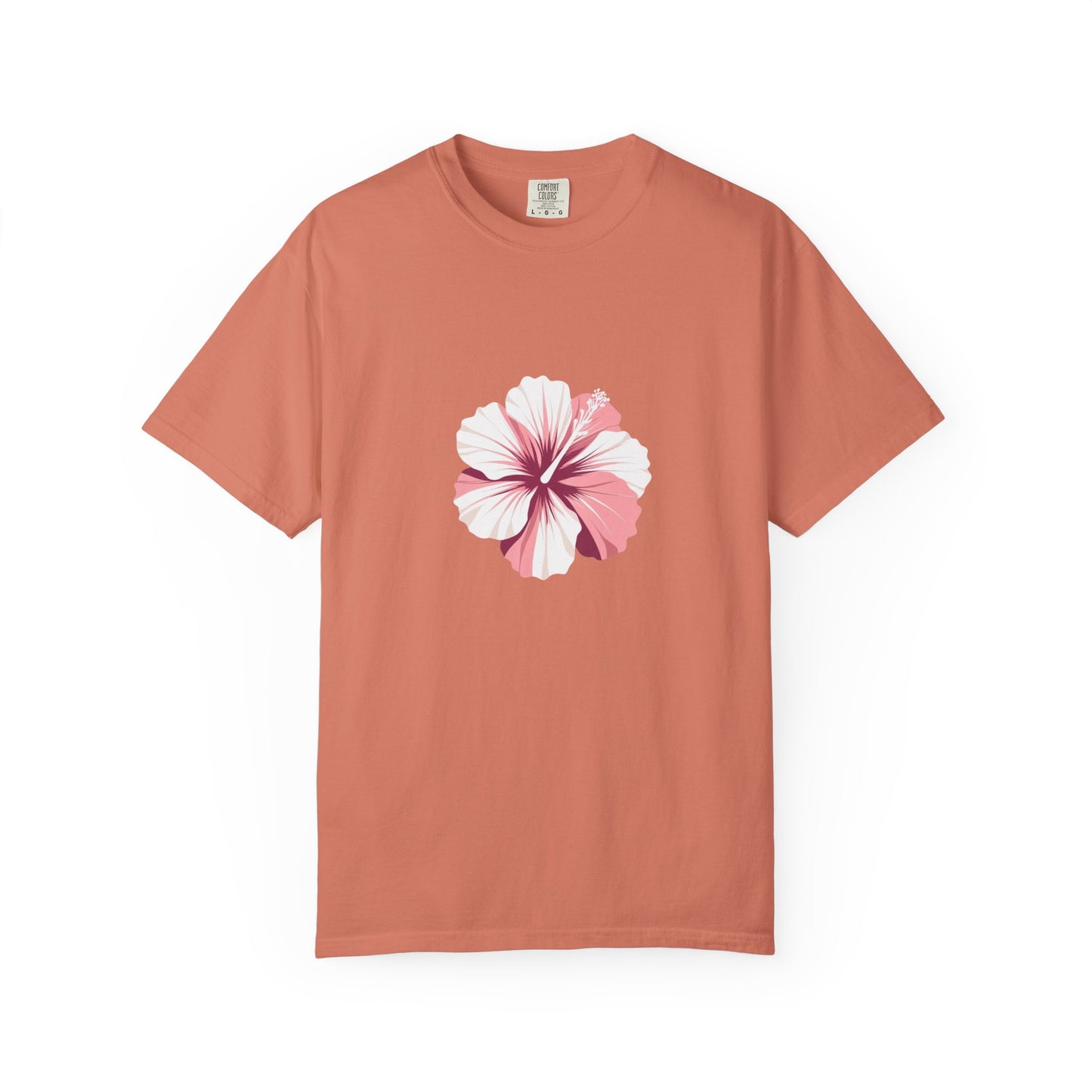Floral Summer Vibes T-Shirt - Casual Tee, Relaxed Fit, Gift for Mom, Vacation Outfit, Beachwear