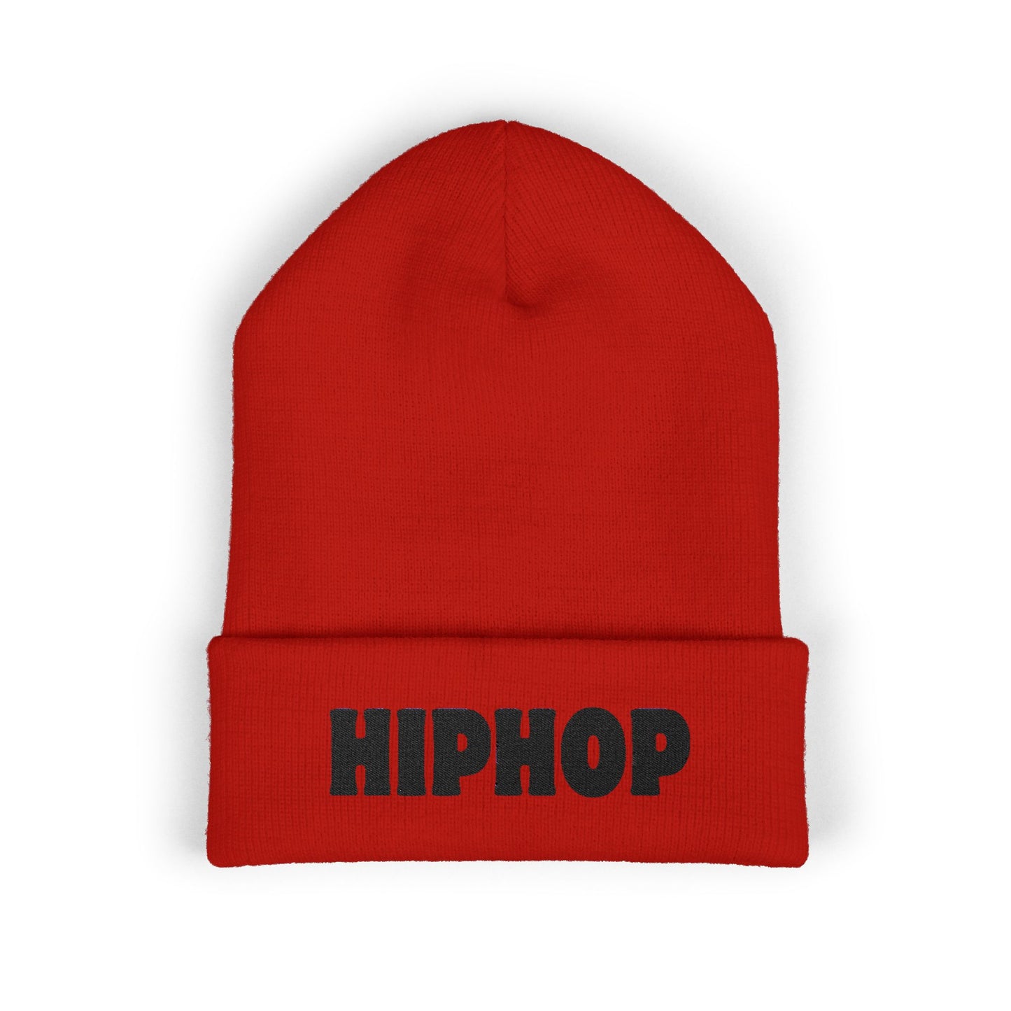 Hip-Hop Classic Cuffed Beanie, Winter Hat, Embroidered Beanie, Streetwear Accessory, Cool Gift for Music Lovers