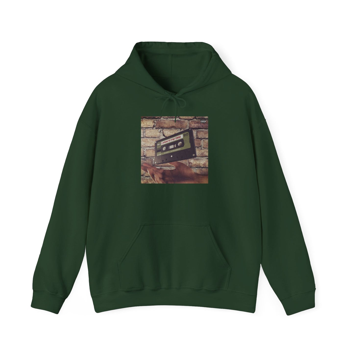 Retro Music Hoodie -INSPIRED BY THE 2 SIDES TO THE TAPE ALBUM - Unisex Heavy Blend™ Sweatshirt with Cassette Design