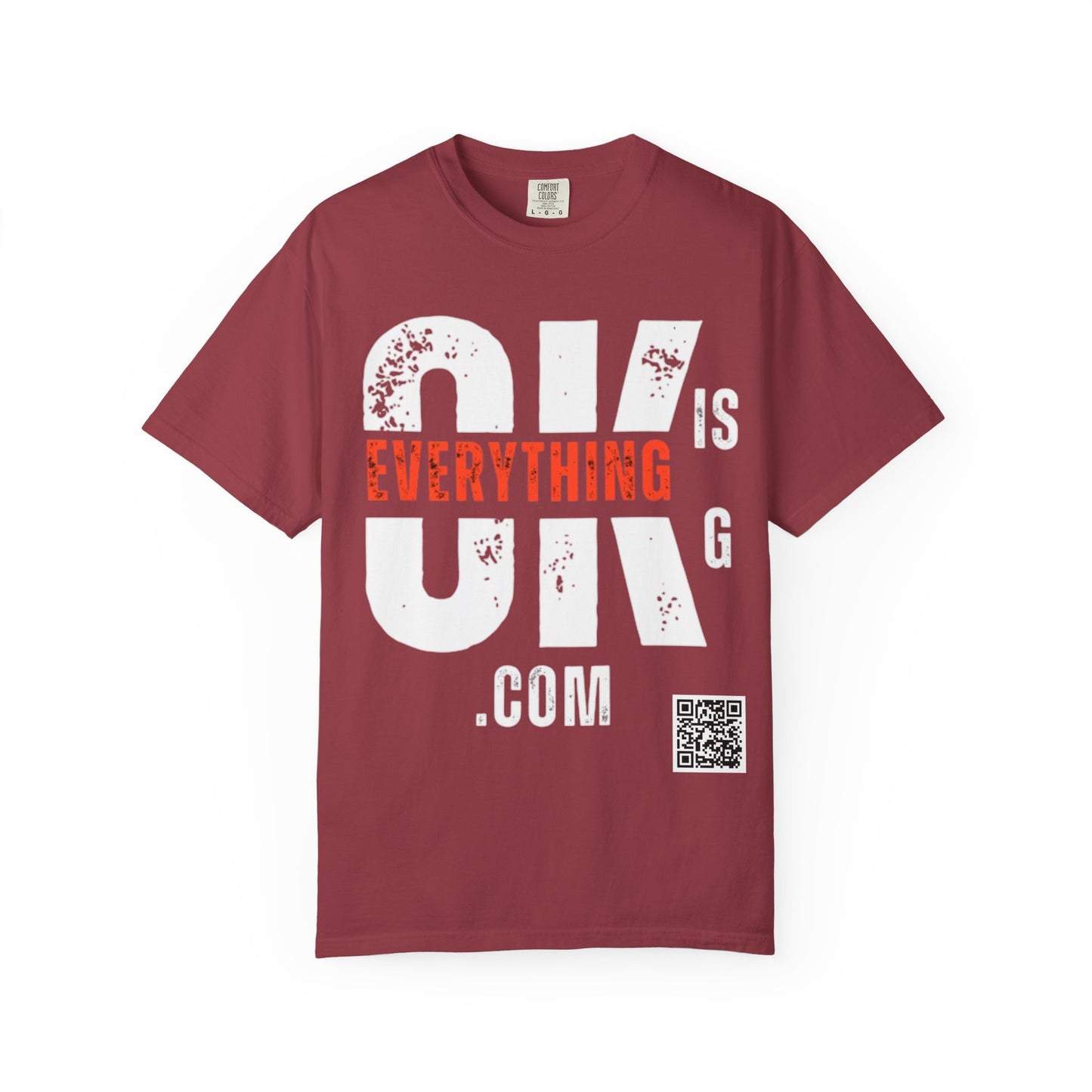 Everything Is G O.K Unisex Garment-Dyed T-Shirt, Comfy Casual Tee, Streetwear Style, Everyday Wear, Gift for Friends, Unique Graphic Shirt