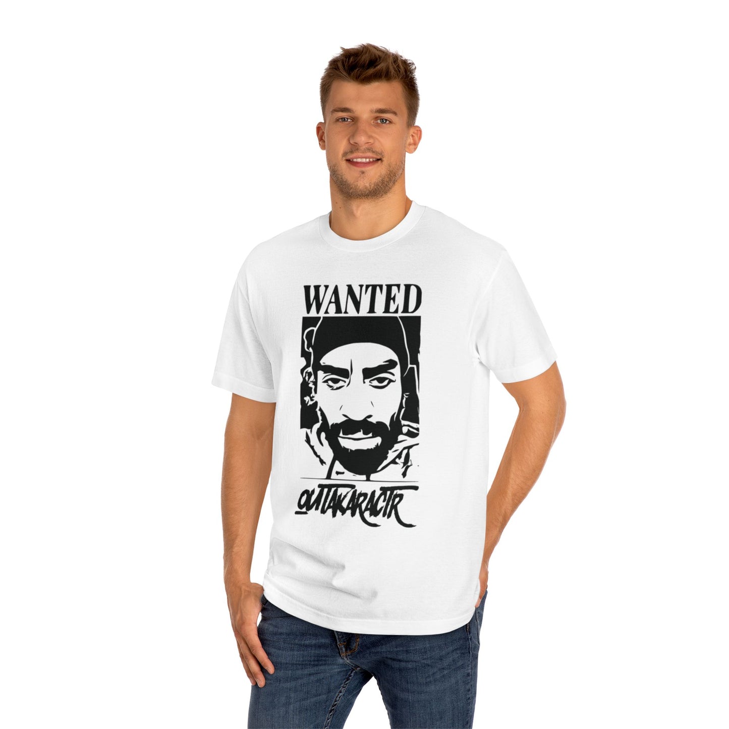 Wanted Graphic Tee - Unisex Classic T-Shirt, Vintage Style Shirt, Music Lover Gift, Streetwear Fashion, Casual Tee