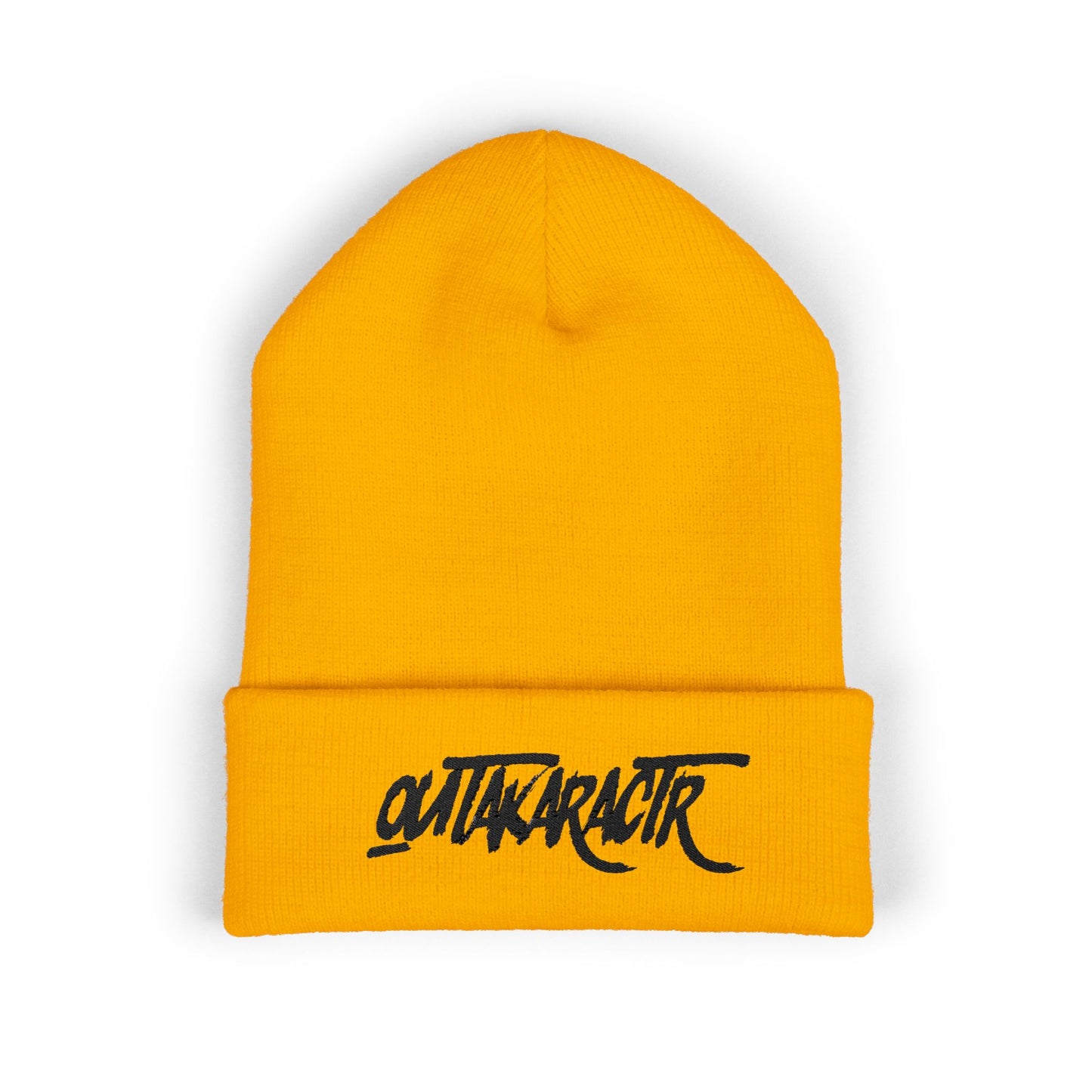 Stylish Cuffed Beanie with Custom Embroidery, Trendy Winter Accessory, Perfect for Gifts, Casual Streetwear, Fashionable Headwear