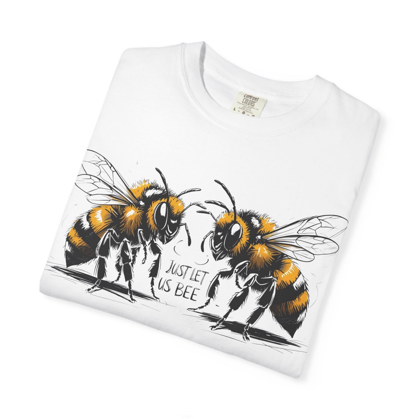 Cute Bee Graphic T-Shirt, Unisex Bee Tee, Funny Insect Shirt, Nature Lover Gift, Eco-Friendly Apparel