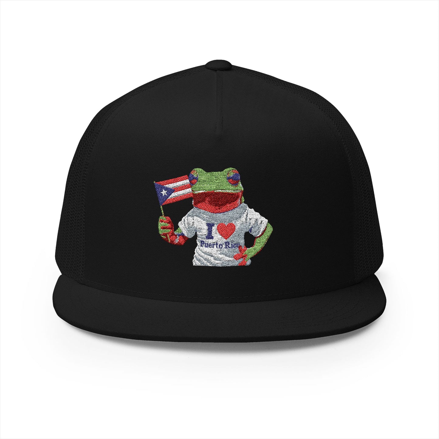Embroidery Frog Trucker Cap | Fun Farm Style Hat | Unique Gift for Nature Lovers, Fashion Accessories, Casual Wear