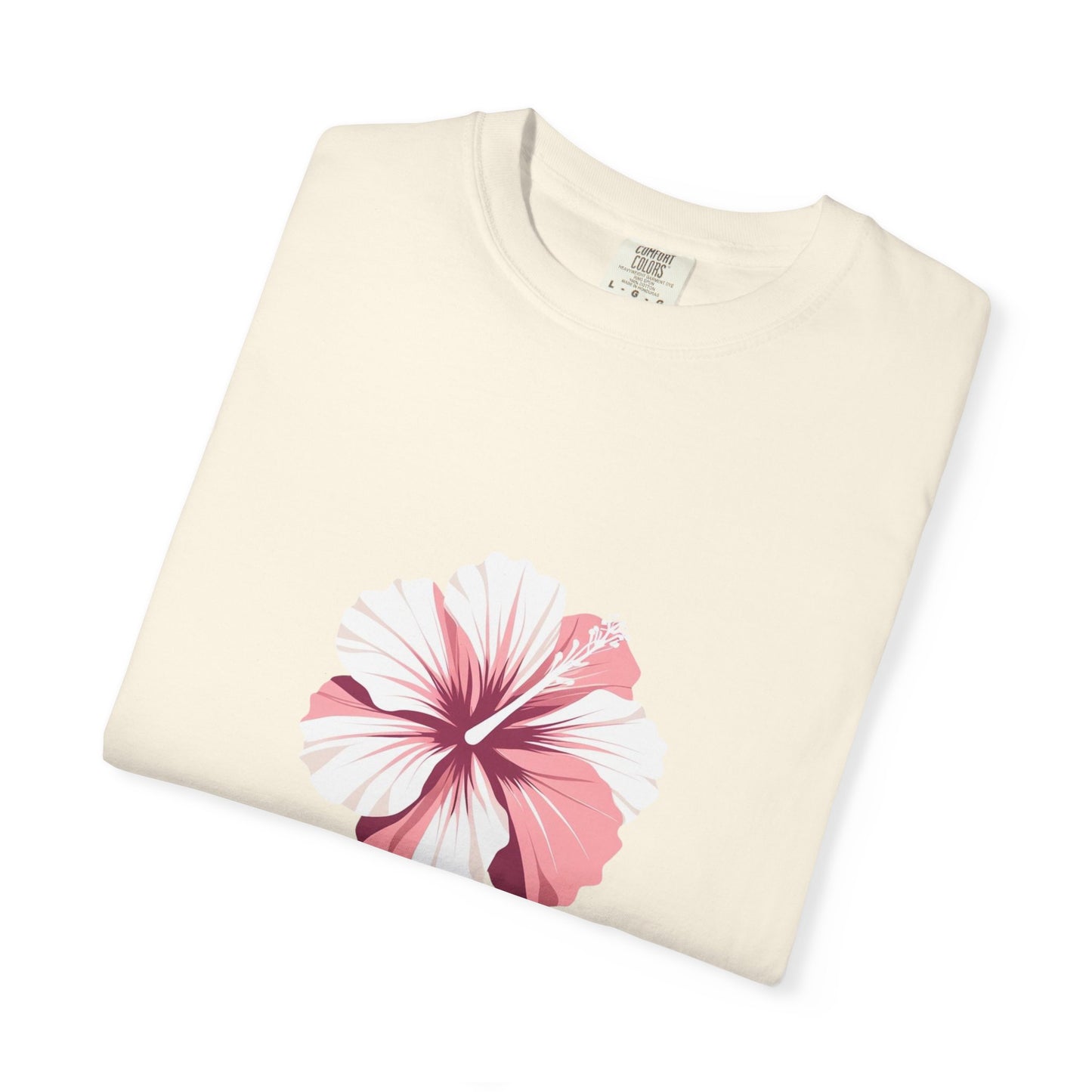 Floral Summer Vibes T-Shirt - Casual Tee, Relaxed Fit, Gift for Mom, Vacation Outfit, Beachwear