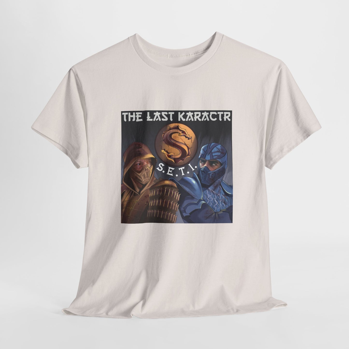 Retro Gaming Unisex Heavy Cotton Tee - The Last Karakctr S.E.T.I.