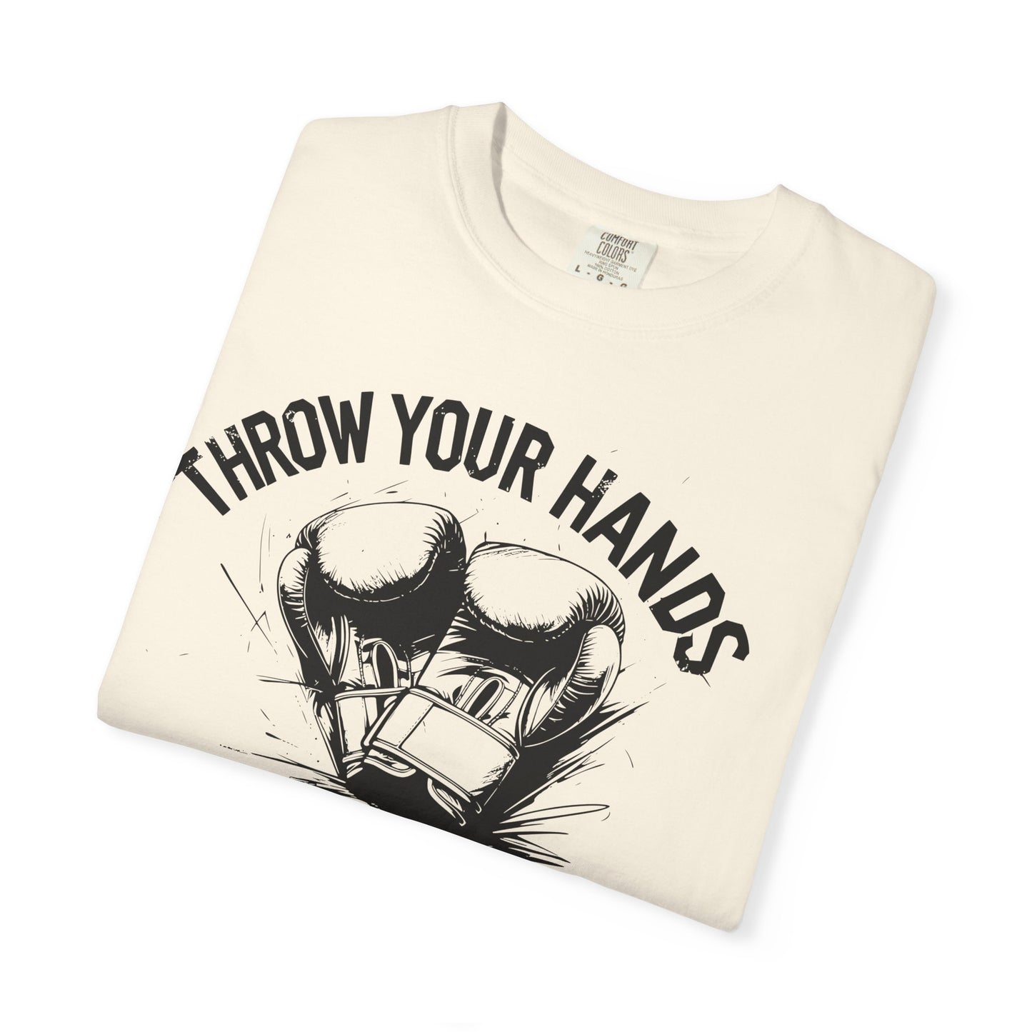 Boxing Motivational T-Shirt, Throw Your Hands Tee, Fitness Apparel, Workout Shirt, Unisex Gym Wear, Sports Gift