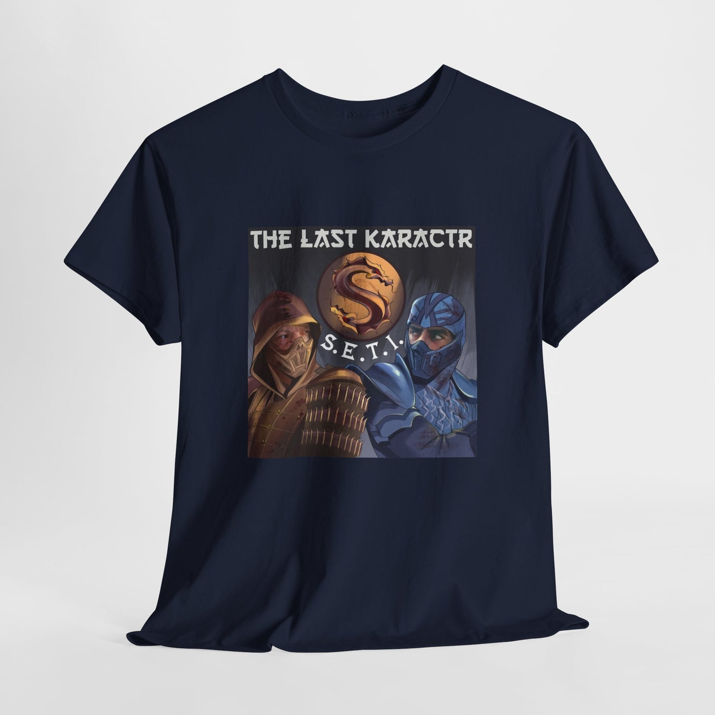Retro Gaming Unisex Heavy Cotton Tee - The Last Karakctr S.E.T.I.