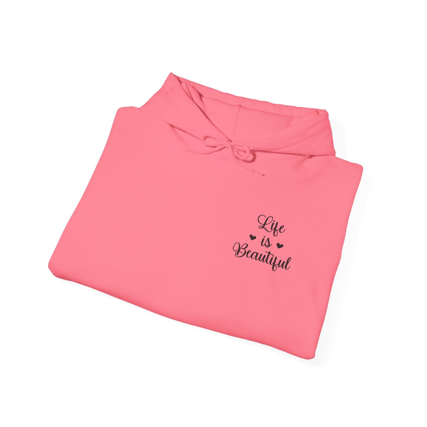 Embroidery Life is Beautiful Unisex Heavy Blend Hoodie